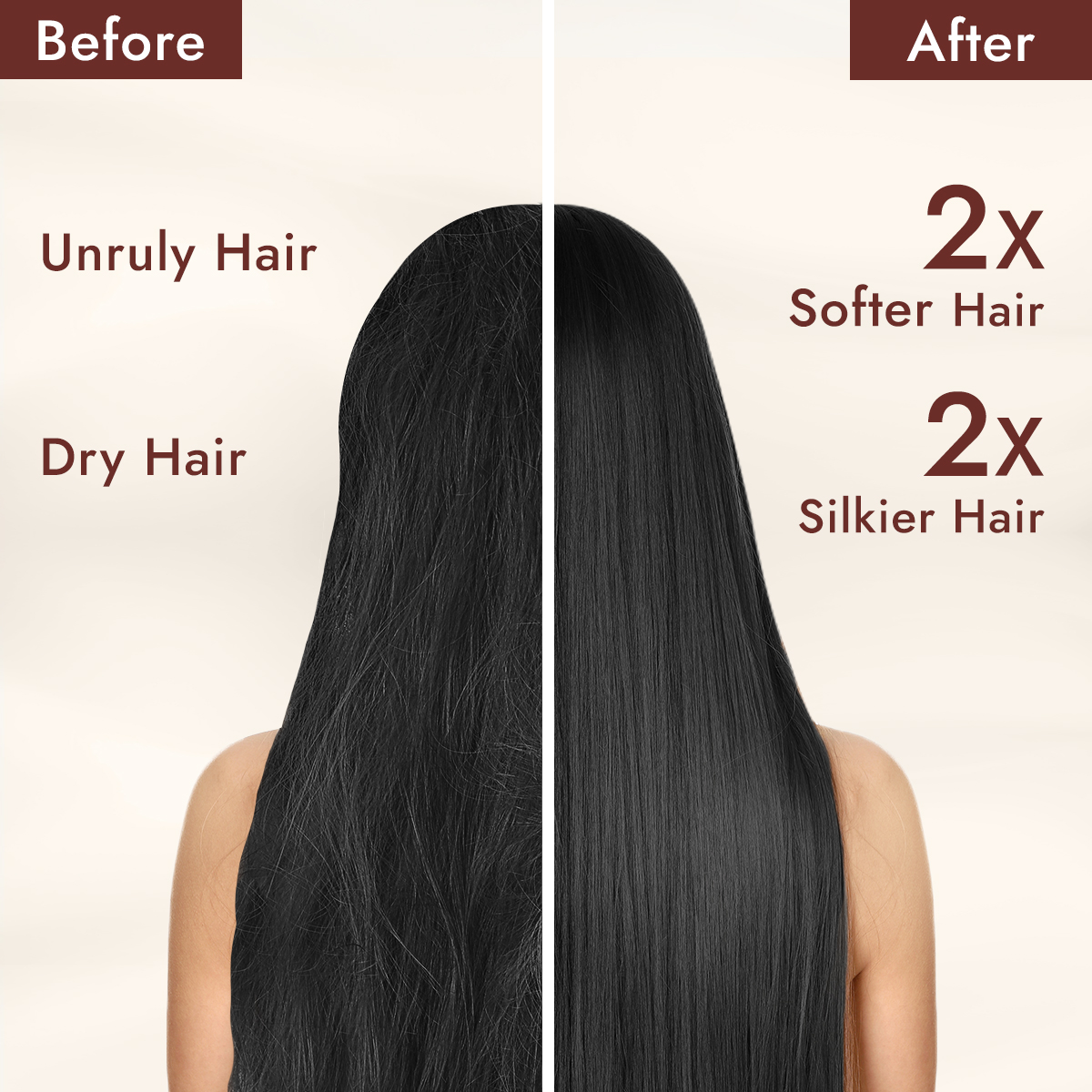 Parachute Advansed Aloevera Hair Oil - Before After Image