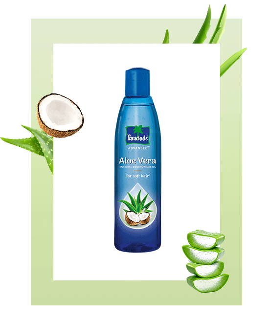Parachute Advansed Aloe Vera coconut hair oil with ingredients