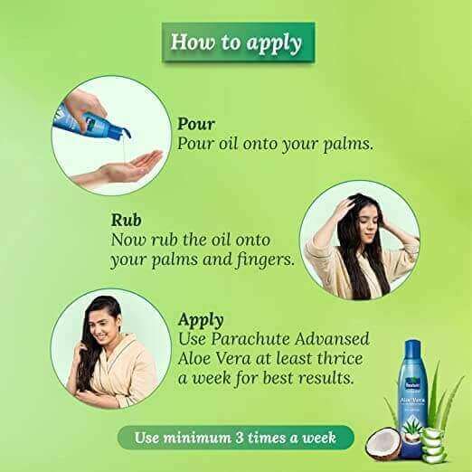 How to Apply Parachute Advansed Aloevera Hair Oil