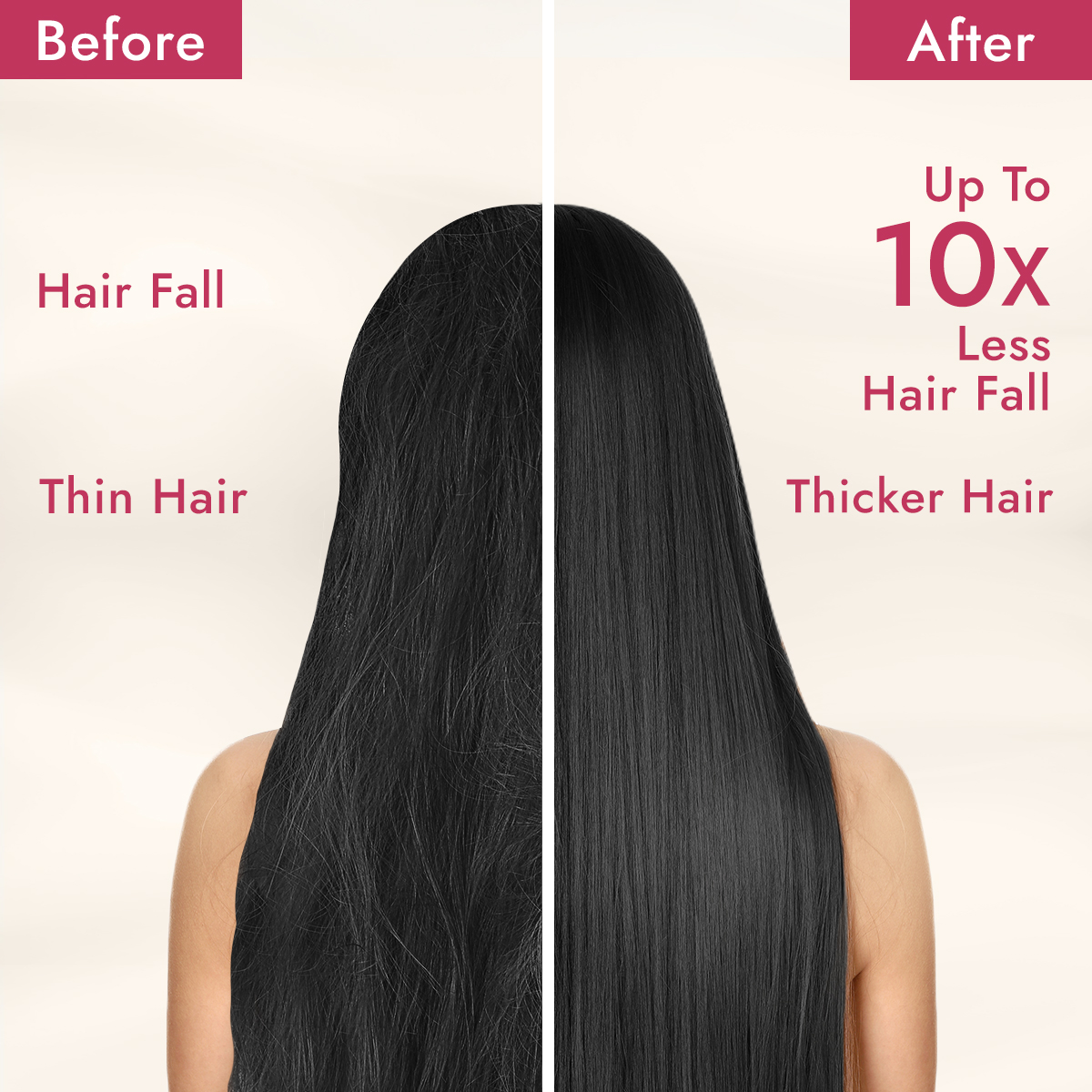 Parachute Advansed Aloevera Hair Oil - Before After Image