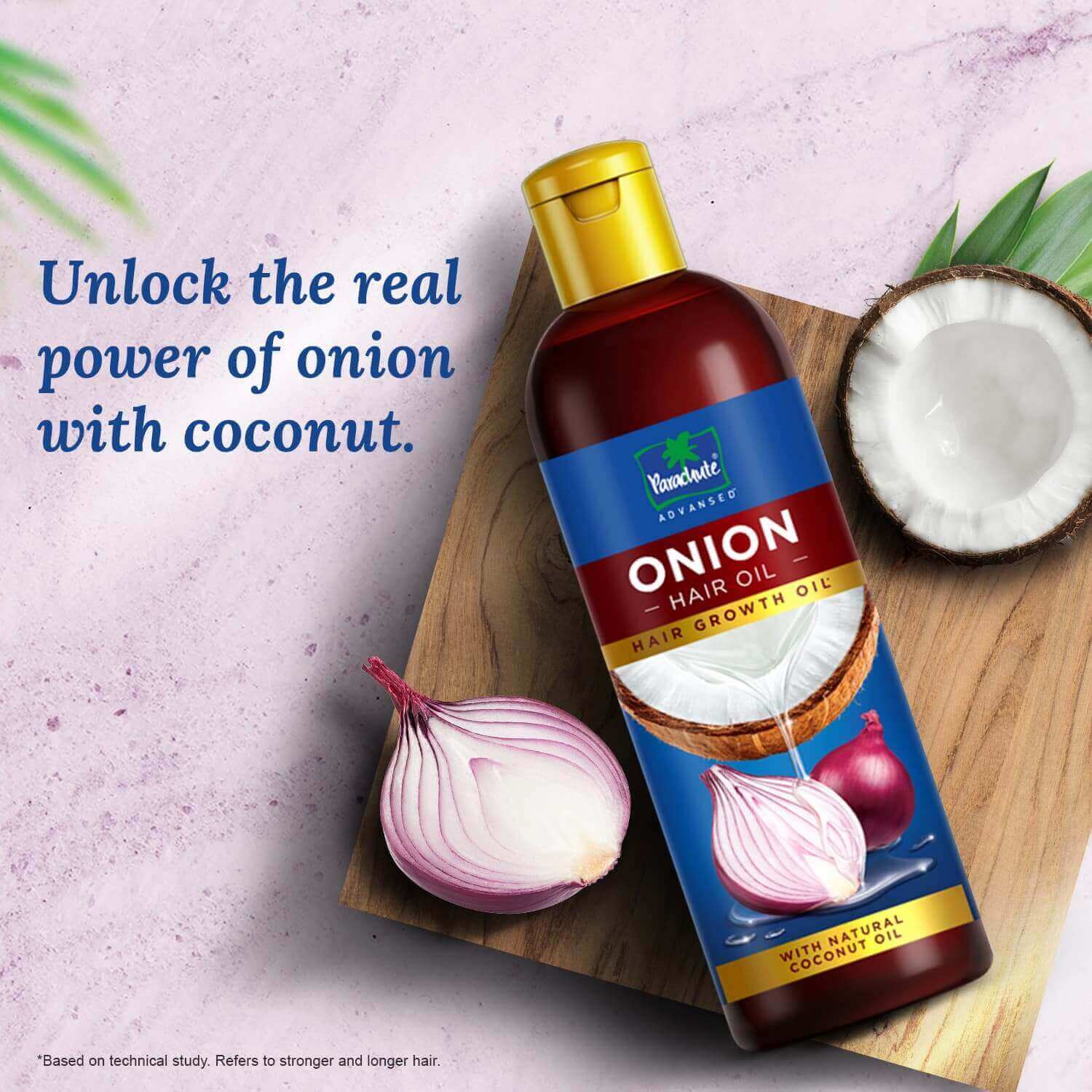 Buy The Parachute Advansed Onion Hair Oil Now! Buy The Parachute Advansed Onion Hair Oil Now!