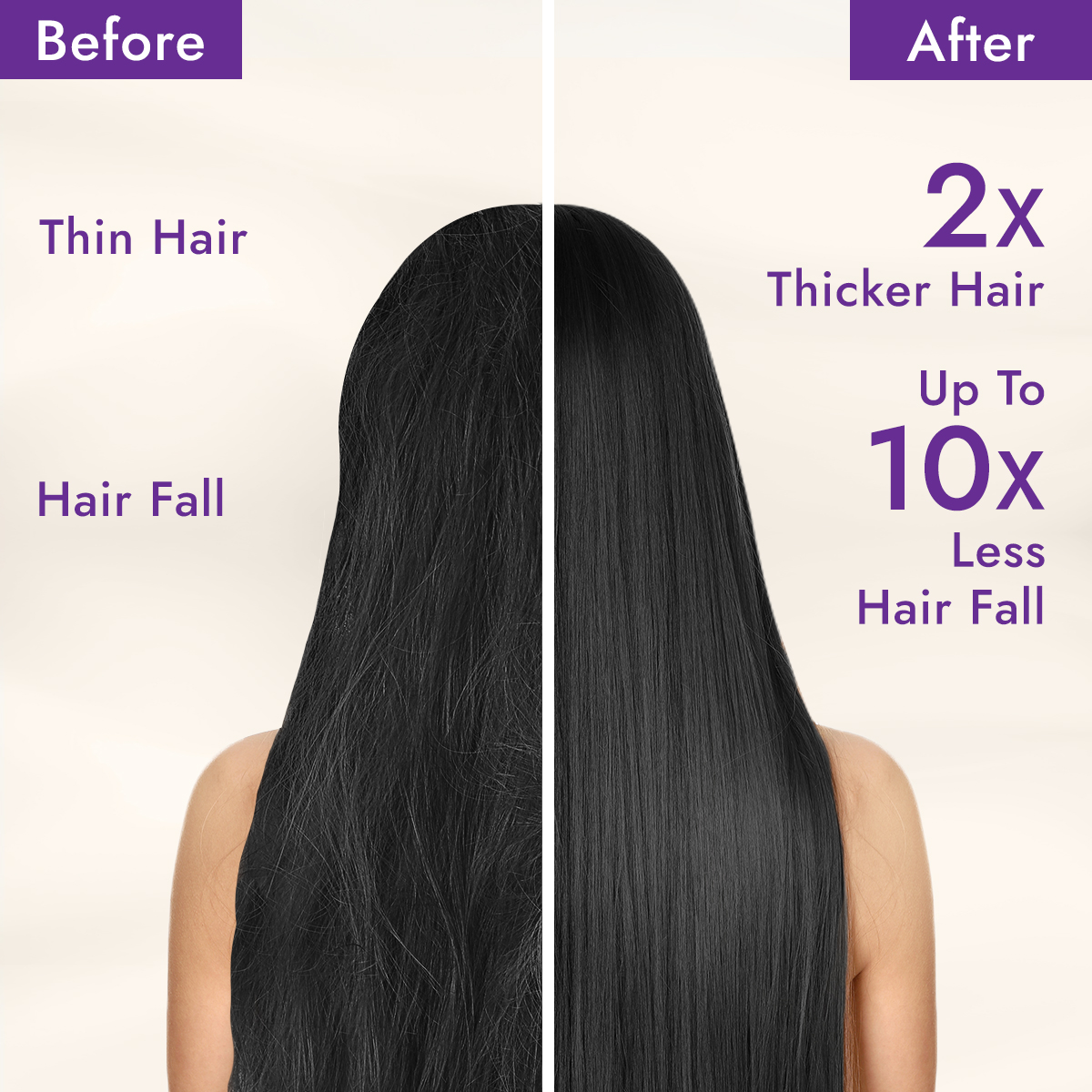 Parachute Advansed Aloevera Hair Oil - Before After Image