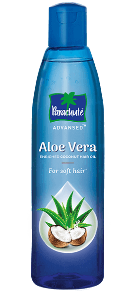 Parachute Advansed Aloe Vera coconut hair oil for soft hair